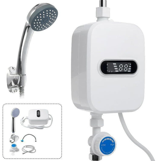 Model RX-021 سخان مياه كهربائي صغير بدون خزان 3500W Mini chauffe-eau électrique sans réservoir