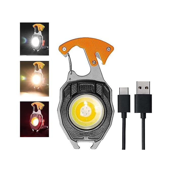 W5147 Lampe Porte-clés Multifonction Rechargeable مصباح سلسلة مفاتيح متعدد الوظائف قابل للشحن