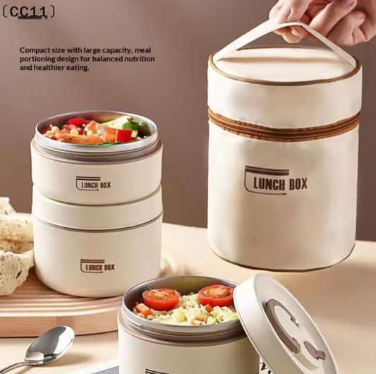 Lunch box علبة غداء محمولة عازلة boîte à lunch isotherme portable