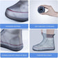أغطية أحذية قابلة لإعادة الاستخدام وقابلة للطي ومقاومة للماء Couvre-chaussures imperméables réutilisables et pliables avec semelle en caoutchouc