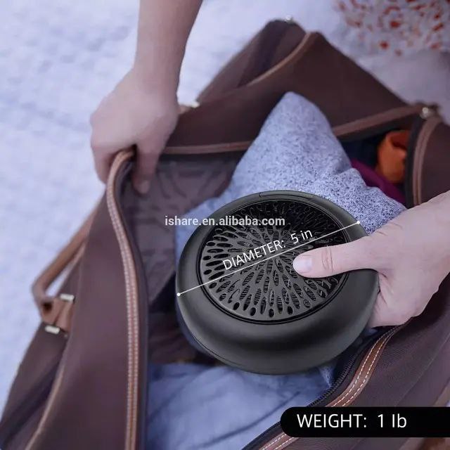 The wall outlet portable Heater Warm air blower سخان محمول بمنفذ الحائط ومنفاخ هواء دافئ