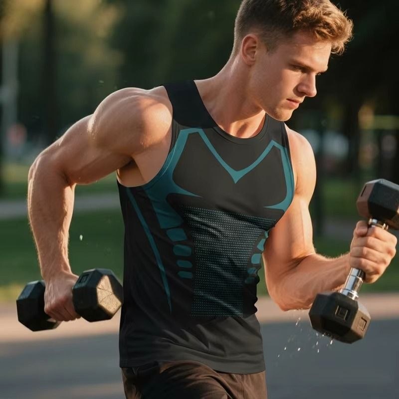 Gilet gainant ionique pour homme سترة تشكيل الأيونات للرجال