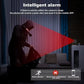 Caméra d'intérieur intelligente avec grand angle de vision كاميرا المراقبة المنزلية الذكية زاوية واسعة، رؤية ليلية، كشف الحركة والصوت،
