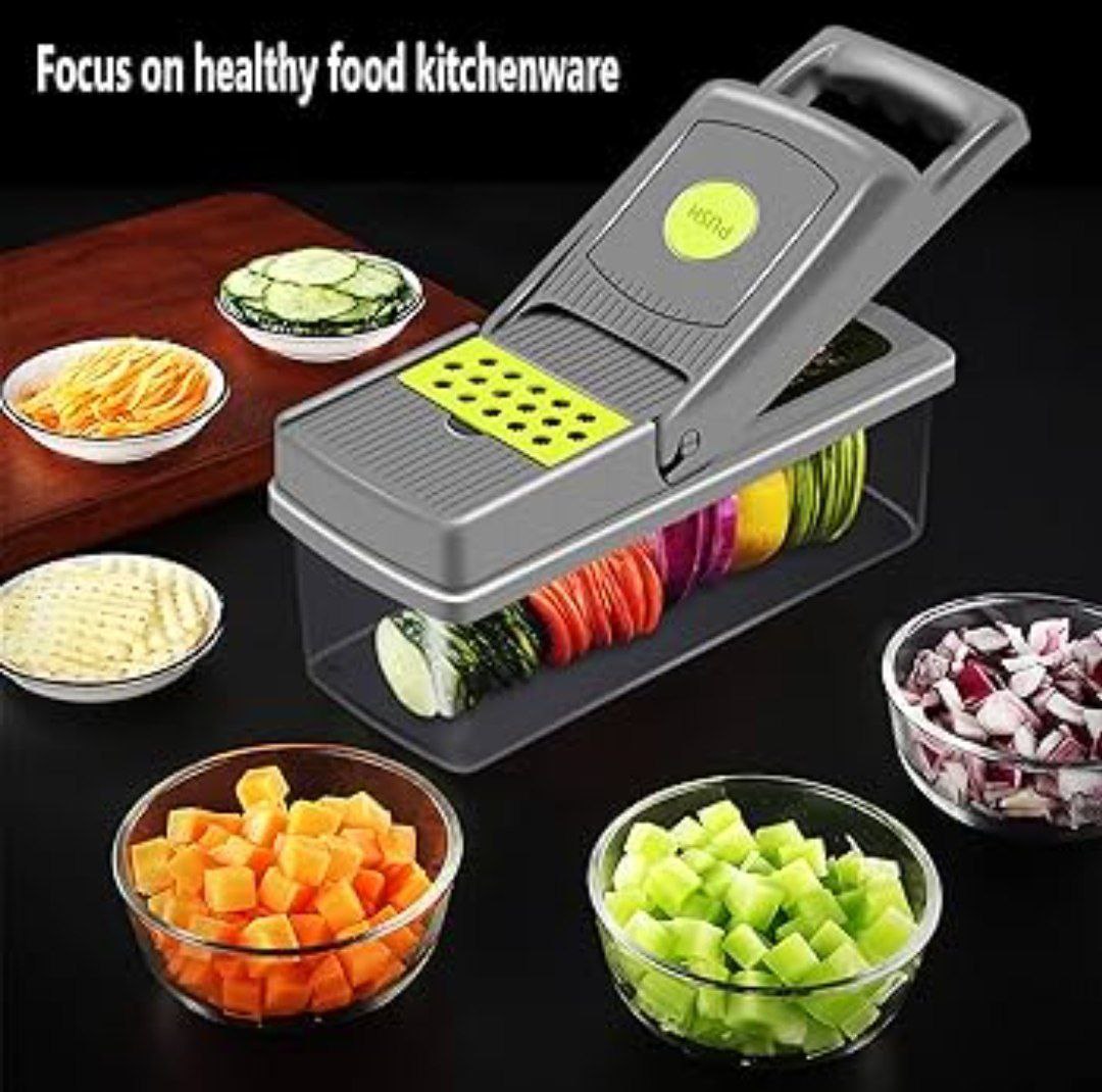 مفرمة الخضار قطاعة وقطاعة للخضراوات وجميع أنواع الفواكه Hachoir à légumes trancheuse et coupe-légumes