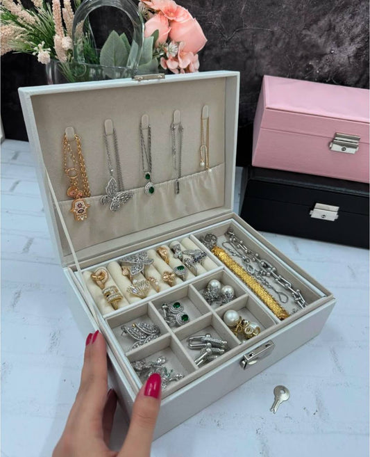 علبة منظمة للمجوهرات
