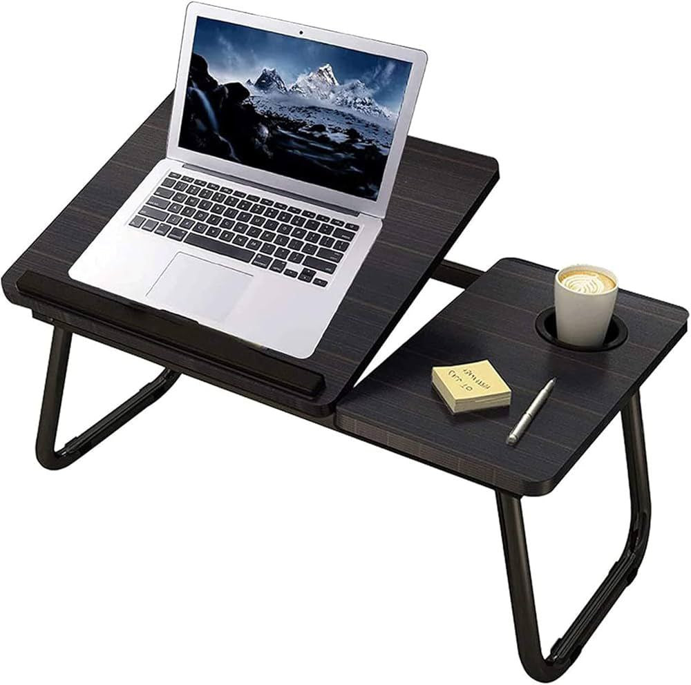 طاولة قابلة للطي محمولة حامل كمبيوتر Table portable pliable Support pour ordinateur