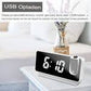 Horloge numérique multifonctionnelle avec affichage LED ساعة رقمية متعددة الوظائف مع شاشة LED وإسقاط الوقت