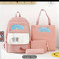 Sac dos scolaire 4pcs
