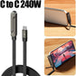 كابل شحن USB-C إلى USB-C Câble de charge USB-C vers USB-C de 240 W