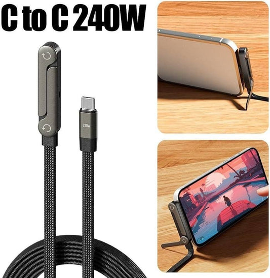 كابل شحن USB-C إلى USB-C Câble de charge USB-C vers USB-C de 240 W