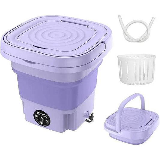 غسالة صغيرة متعددة الوظائف قابلة للطي Mini Machine à laver 9L Multi fonctions Folding Washing Machine