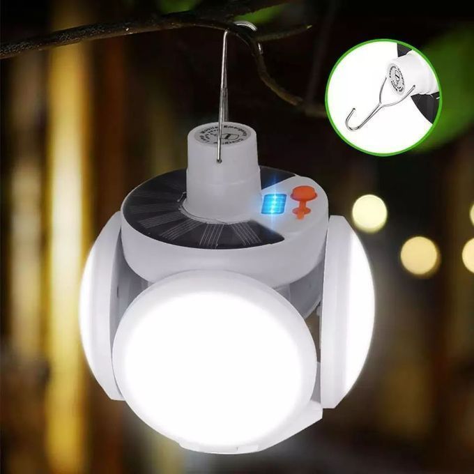 Lampe de garage solaire, lampe LED pliable et modulable مصباح كراج يعمل بالطاقة الشمسية، مصباح LED قابل للطي والتشكيل