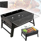 Barbecue au charbon portable et pliable حجم كبير شواية فحم محمولة وقابلة للطي