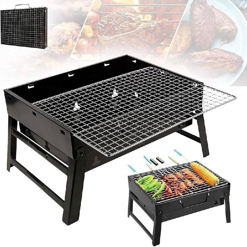 Barbecue au charbon portable et pliable حجم كبير شواية فحم محمولة وقابلة للطي