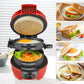 محمصة محمولة للسندويشات والهامبرغر والعجة والفطائر Grille-pain portable pour sandwich, hamburger, omelette, crèpes