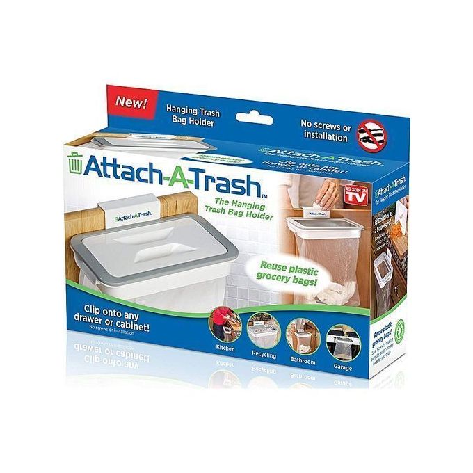 Porte-sac poubelle accrochant poubelle حامل أكياس قمامة المطبخ منظم القمامة