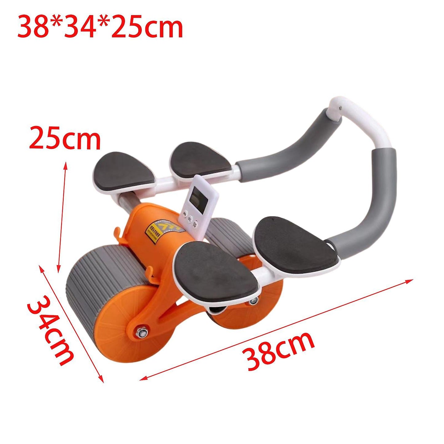 بكرة تمارين البطن مع دعم الكوع ومؤقت للرجال والنساء Rouleau d’exercice pour l’Abdomen avec Support de Coude et minuterie pour hommes et femmes