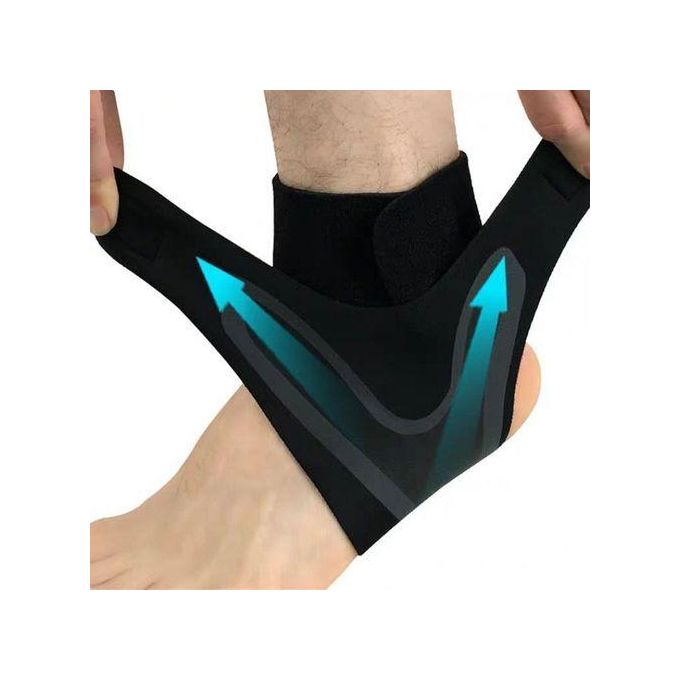 دعامة كاحل رياضية قابلة للتعديل Chevillère de sport réglable, stabilisateur pour entorses et protection articulaire