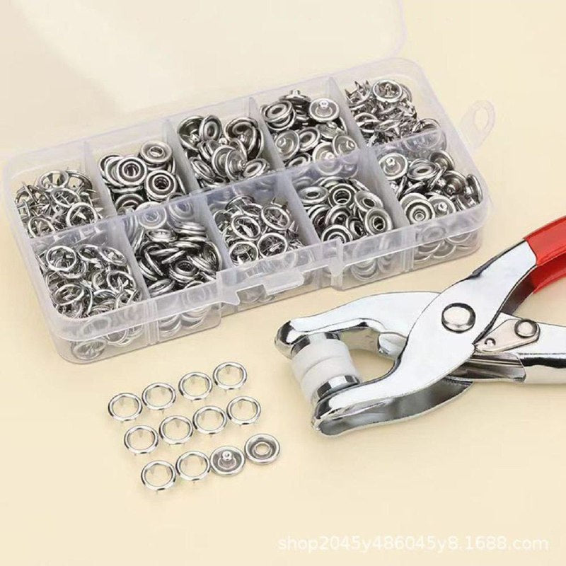 حزمة مشبك التثبيت والأزرار للملابس والأقمشة والحرف اليدوية Pack Pince De Fixation et Boutons pour les Vêtements