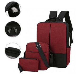 حقيبة ظهر للكمبيوتر Travel Backpack Sets Women Men Laptop Backpack