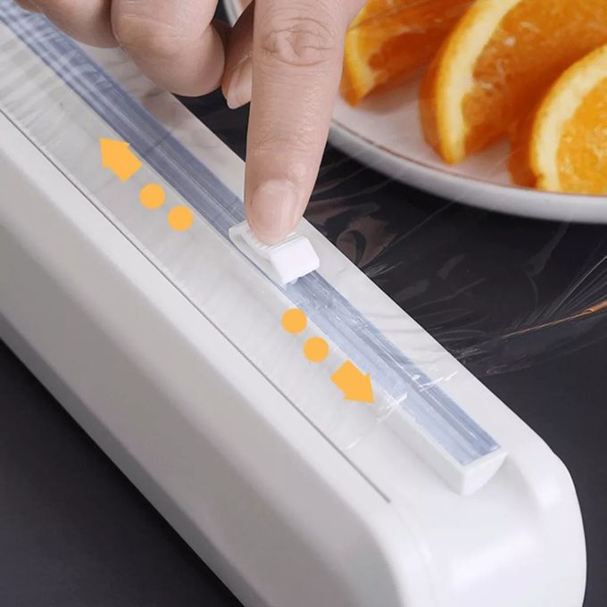 Distributeur film découpe sécurisée pratique موزع غلاف بلاستيكي بقطع آمن
