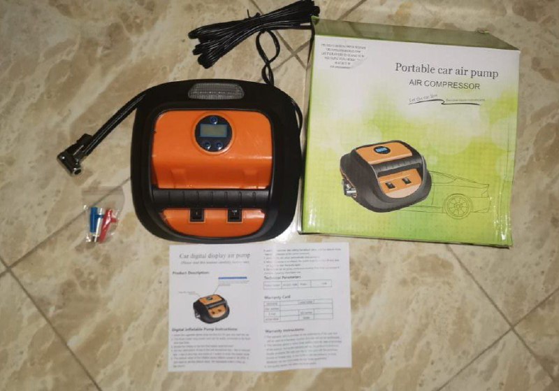 كونفلور عالي الجودة متوفر Gonfleur Compressor roues voiture Portable car air pump