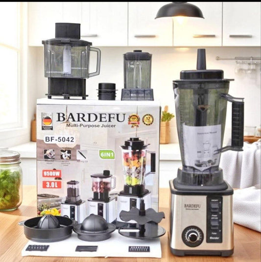 خلاط  طراز Bf-5042، متعدد الوظائف Bf-5042 8 dans 1 Bardefu Mixeur 6 dans 1 3L Mixeur