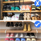 منظمة أحذية معدنية بيضاء قابلة للتوسيع Organisateur de chaussures extensible en métal blanc