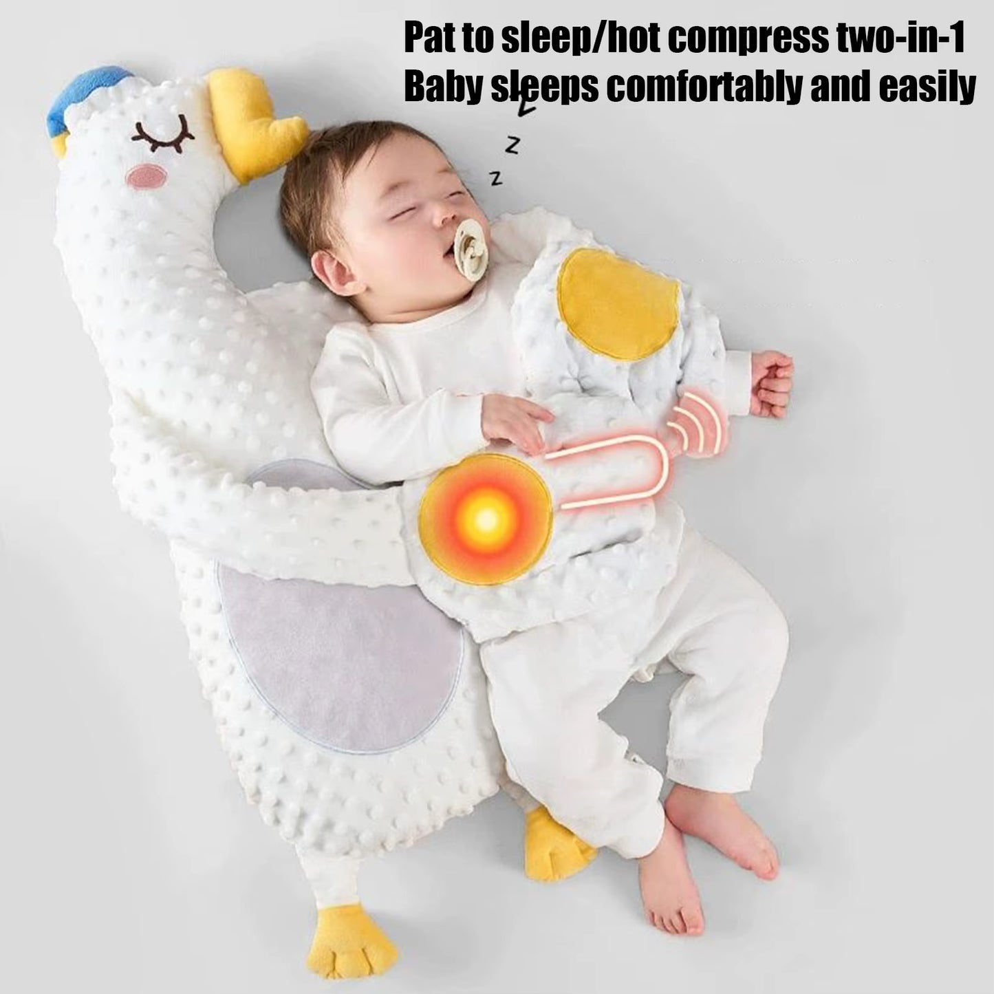 وسادة نوم للأطفال، دمية مهدئة، أداة مساعدة على النوم Oreiller pour bébé, poupée apaisante, aide au sommeil