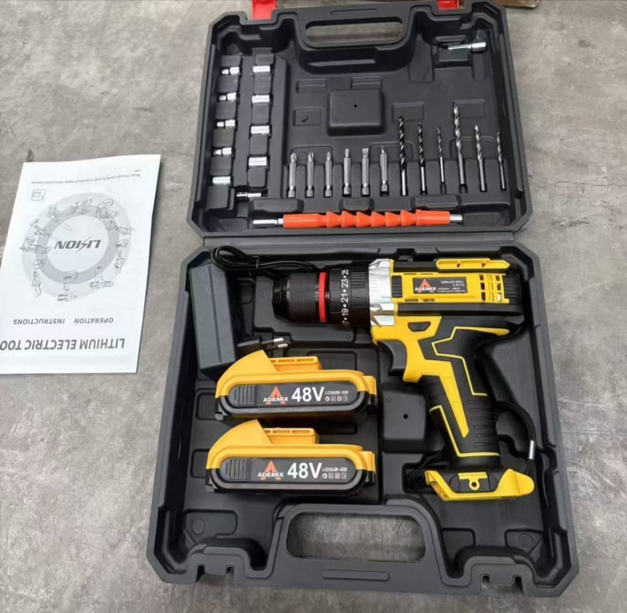 Lithium Electric tool Perceuse 48V ADEMIX