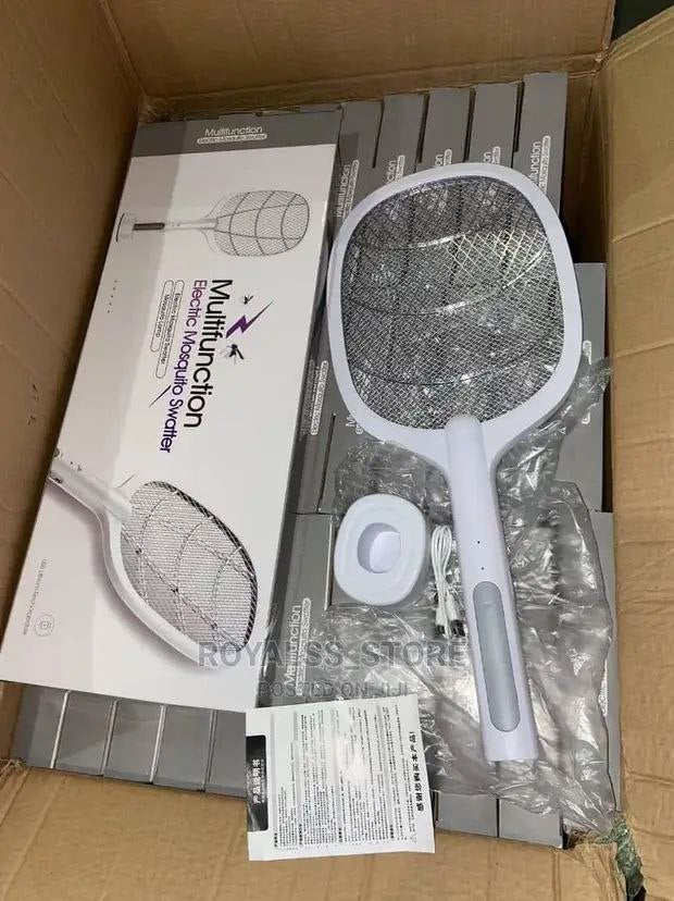 Multifunction electric Mosquito swatter Tapette Raquette à moustiques électrique multifonction مضرب البعوض الكهربائي متعدد الوظائف