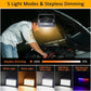Lampe de travail solaire rechargeable portable مصباح عمل شمسي محمول قابل للشحن