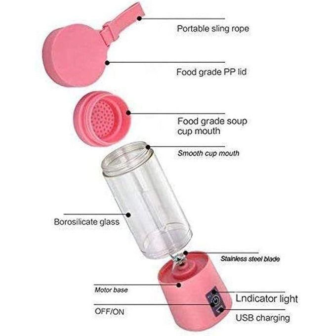 خلاط صغير محمول قابل لإعادة الشحن عبر منفذ USB Mini blender portable sans fil