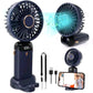 Ventilateur Portable, Mini Ventilateur de Poche مروحة محمولة، مروحة جيب صغيرة، قابلة لإعادة الشحن عبر منفذ USB، 5