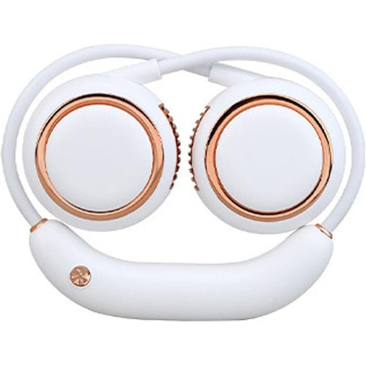مروحة رقبة محمولة قابلة للشحن Portable rechargeable neck fan Ventilateur de cou portable et rechargeable
