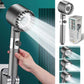 TURBOCHARGED SHOWER HEAD رشاشة دوش رأس دش عالي الضغط مع مرشح مدمج Pommeau de douche haute pression avec filtre intégré Turbocharged Shower Head