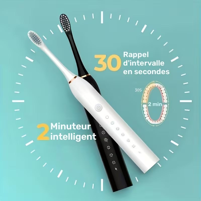 Brosse à dents électrique sonique StitchGreen M1 فرشاة أسنان كهربائية ذكية من سونيك مع 6 أوضاع تنظيف