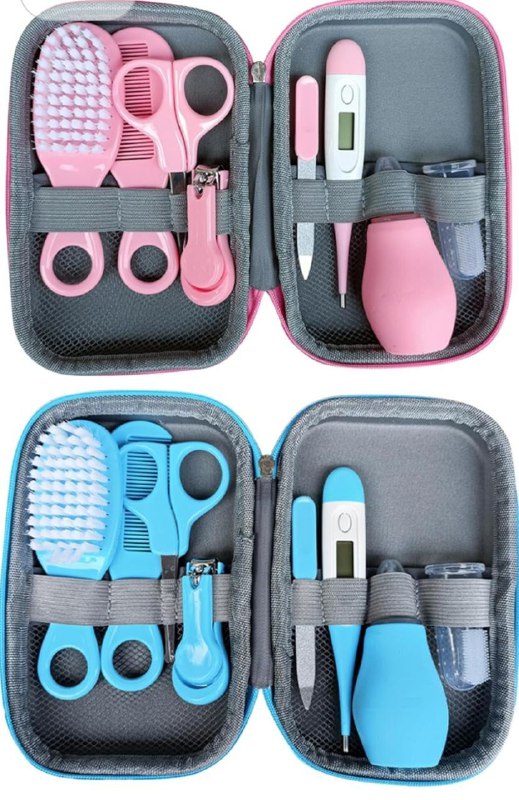 Outils de Soins pour bébés, ensemble de 8 pièces أدوات العناية بالطفل، مجموعة من 8 قطع