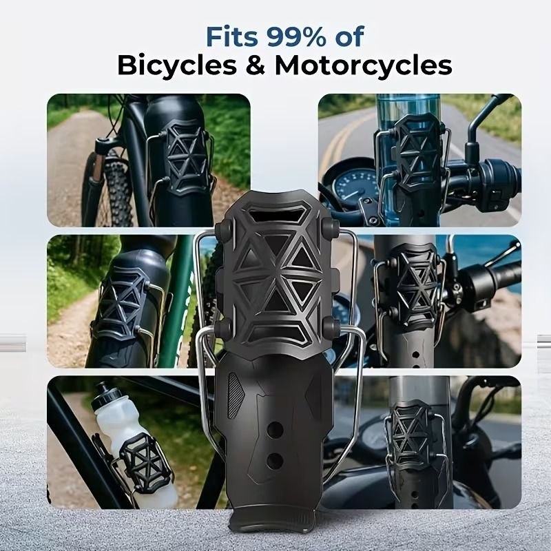 Porte-gobelet de Moto, Porte-Bouteille حامل أكواب للدراجات النارية، حامل زجاجات قابل للتعديل M8 للدراجات