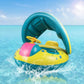 Bouée Bébé Siège avec Parasol Amovible, Bateau Gonflable مقعد عائم للأطفال مع مظلة شمسية قابلة للإزالة، قارب قابل للنفخ