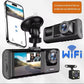 Caméra embarquée, enregistreur de trafic de bord 3 voies Super HD 1296p avec application mobile et Wi-Fi كاميرا أمامية للسيارة، مسجل حركة مرور مدمج فائق الوضوح بدقة 1296 بكسل