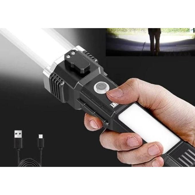 مصباح يدوي LED قابل لإعادة الشحن بقوة 3 واط LED 3W Torch Lampe Torche LED 3W Rechargeable