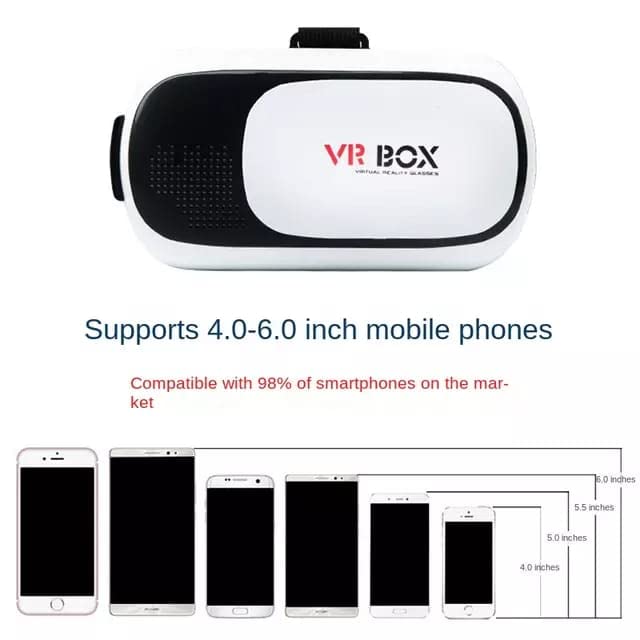 Casque VR smartphone vision 3D immersive نظارة واقع افتراضي للهواتف بتقنية ثلاثية الأبعاد