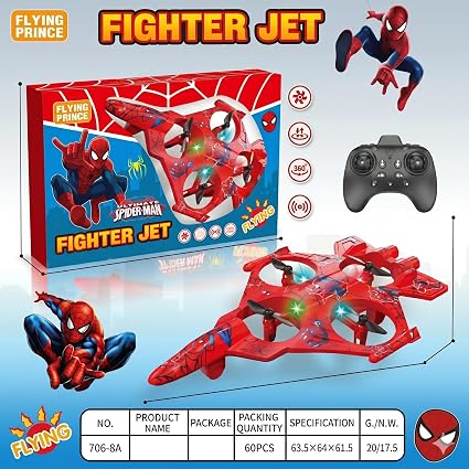 طائرة سبايدرمان المقاتلة بدون طيار التي تعمل بالتحكم عن بعد Drone de chasse Spider-Man