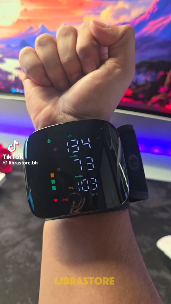 جهاز قياس ضغط الدم المعصمي Tensio-mètre au poignet Tensiomètre numérique appareil tension artrielle avec batterie rechargeable