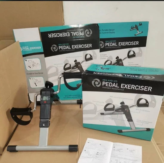 دراجة تدريب وترويض، تنشيط الدورة الدموية Arm and leg Pedal exerciser Mini-Vélo d’Exercice avec Écran LCD Pédales Pliables
