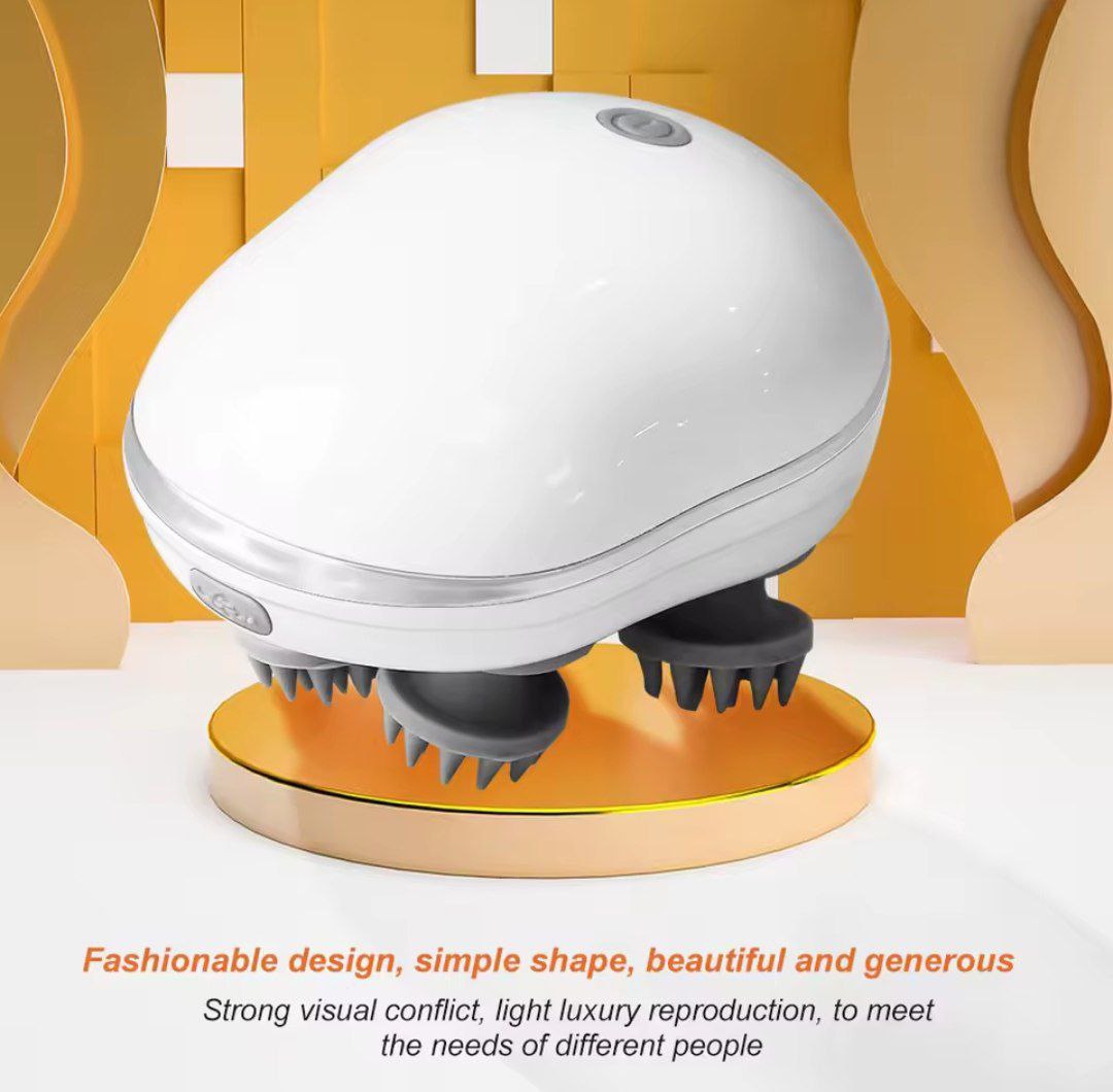 Masseur électrique du cuir chevelu rechargeable جهاز تدليك فروة الرأس الكهربائي القابل لإعادة الشحن