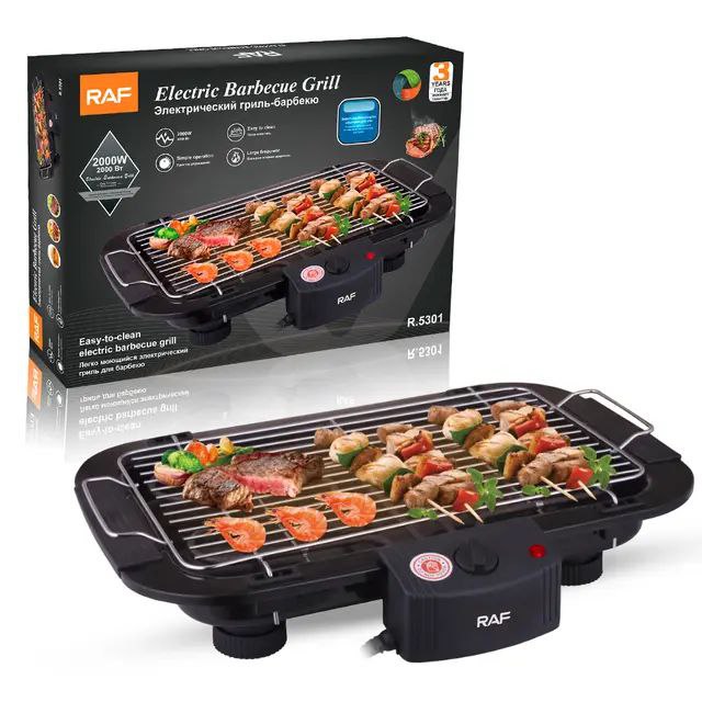 Electric Barbecue Grill R.5301 RAF 2000W