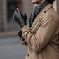 قفازات شتوية للرجال، مقاومة للرياح وبطانة ناعمة Gants d'hiver pour Hommes Gants de Plein air