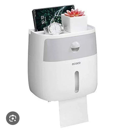 ecoco Porte-papier hygiénique Ecoco Double Couche F Tissu Imperméable